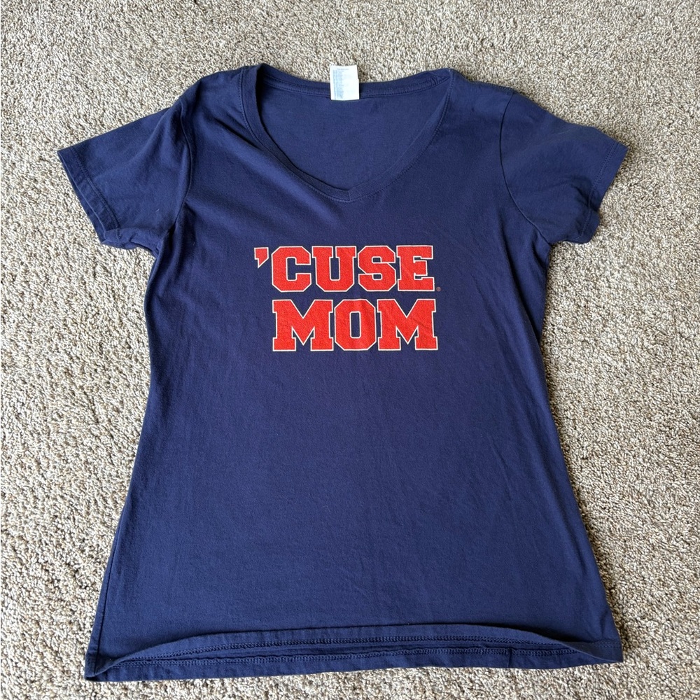 Navy 'Cuse Mom T-Shirt